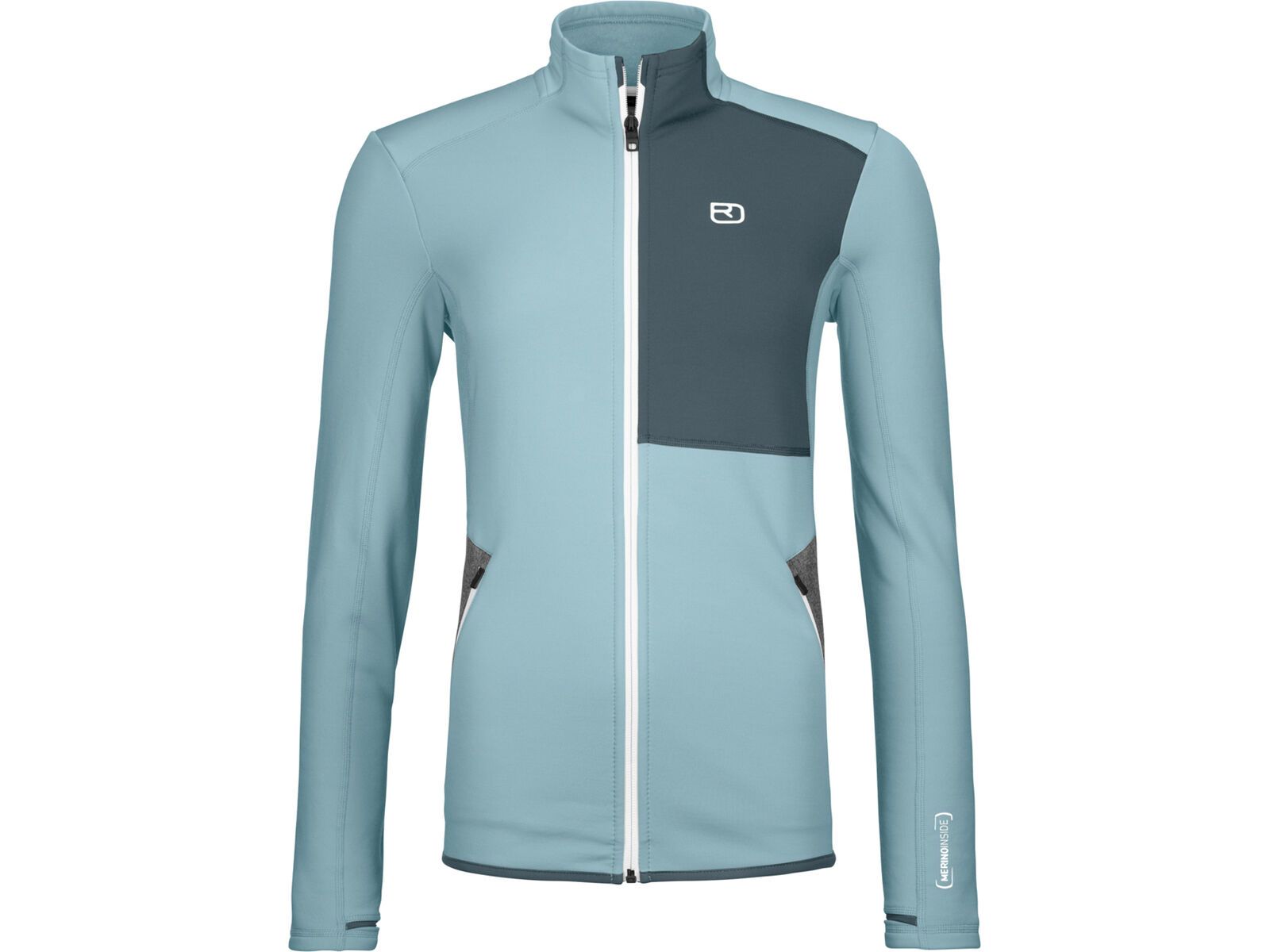 Ortovox Merino Fleece Jacket W, glacier grey | Bild 1