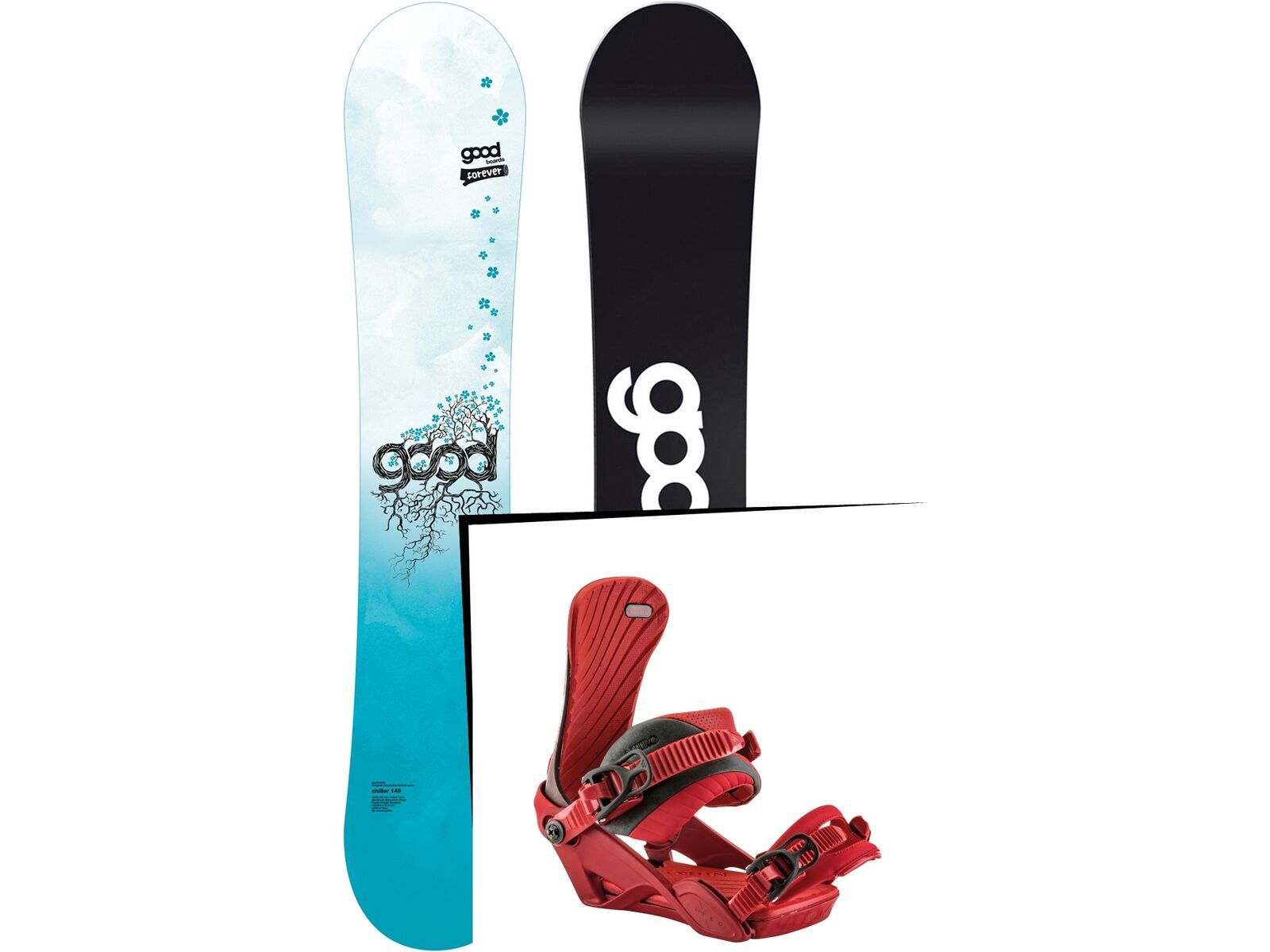 Set: goodboards Chiller Women 2017 + Nitro Ivy (1691173S) | Bild 1