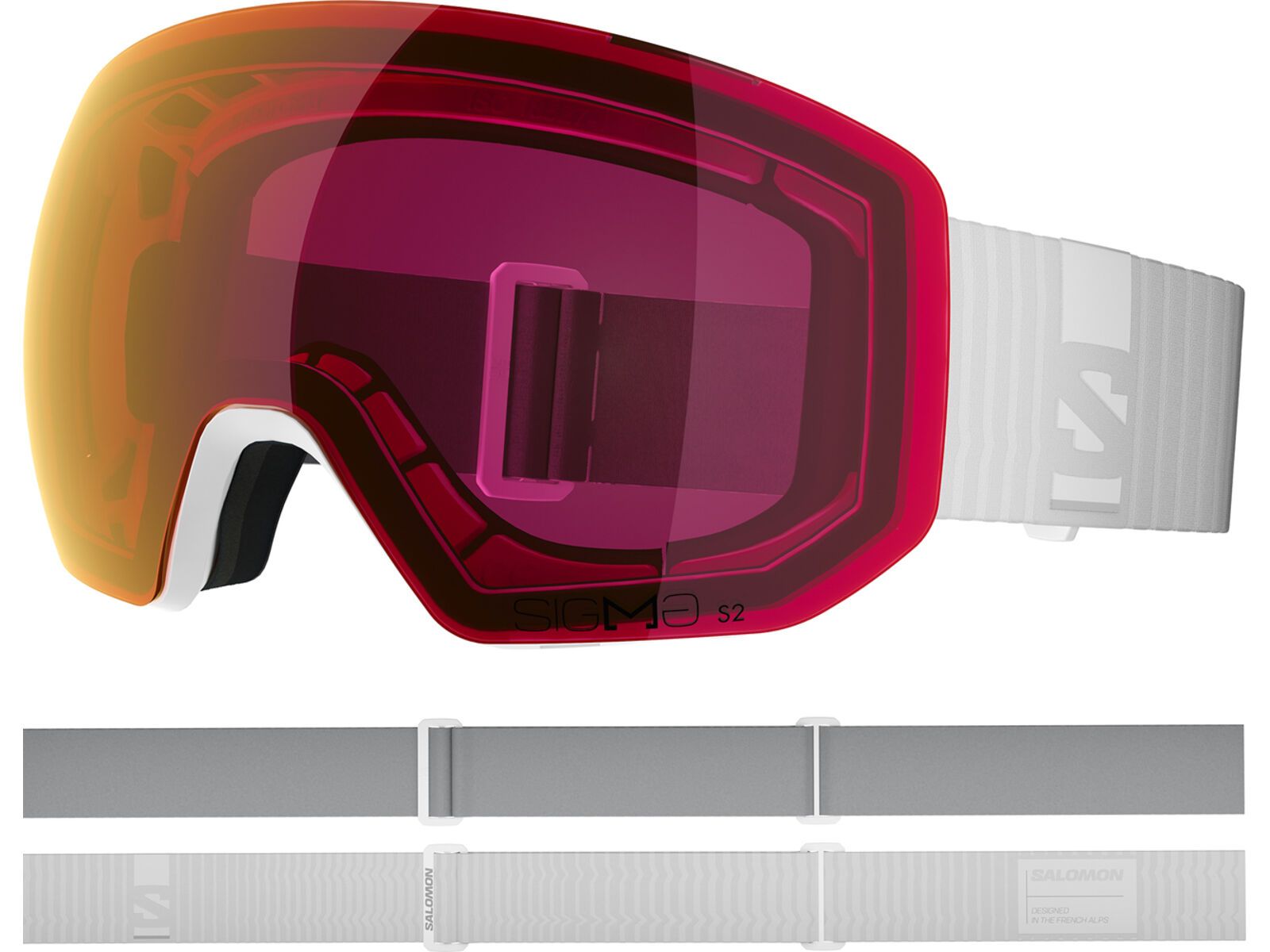 Salomon Radium Pro S, Sigma Poppy Red / white | Bild 5
