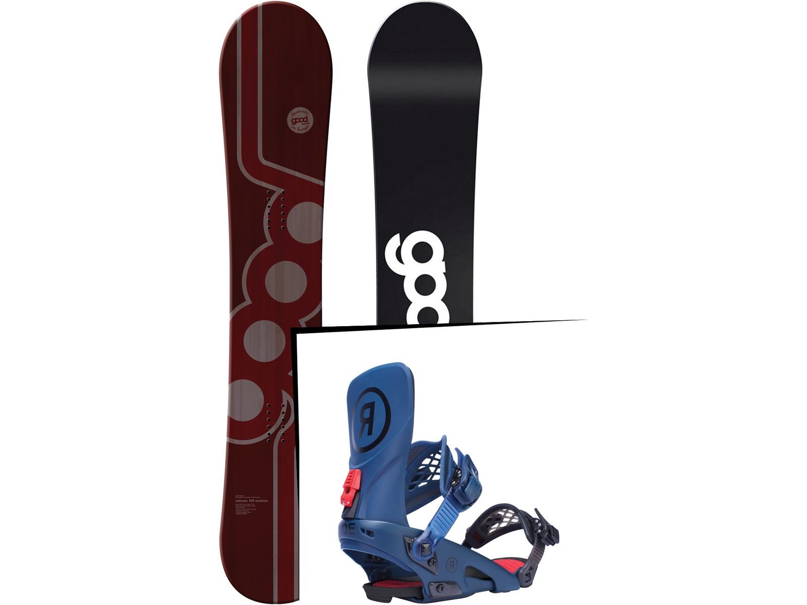 Set: goodboards Vulcano 2017 + Ride LTD (1770153S) | Bild 1