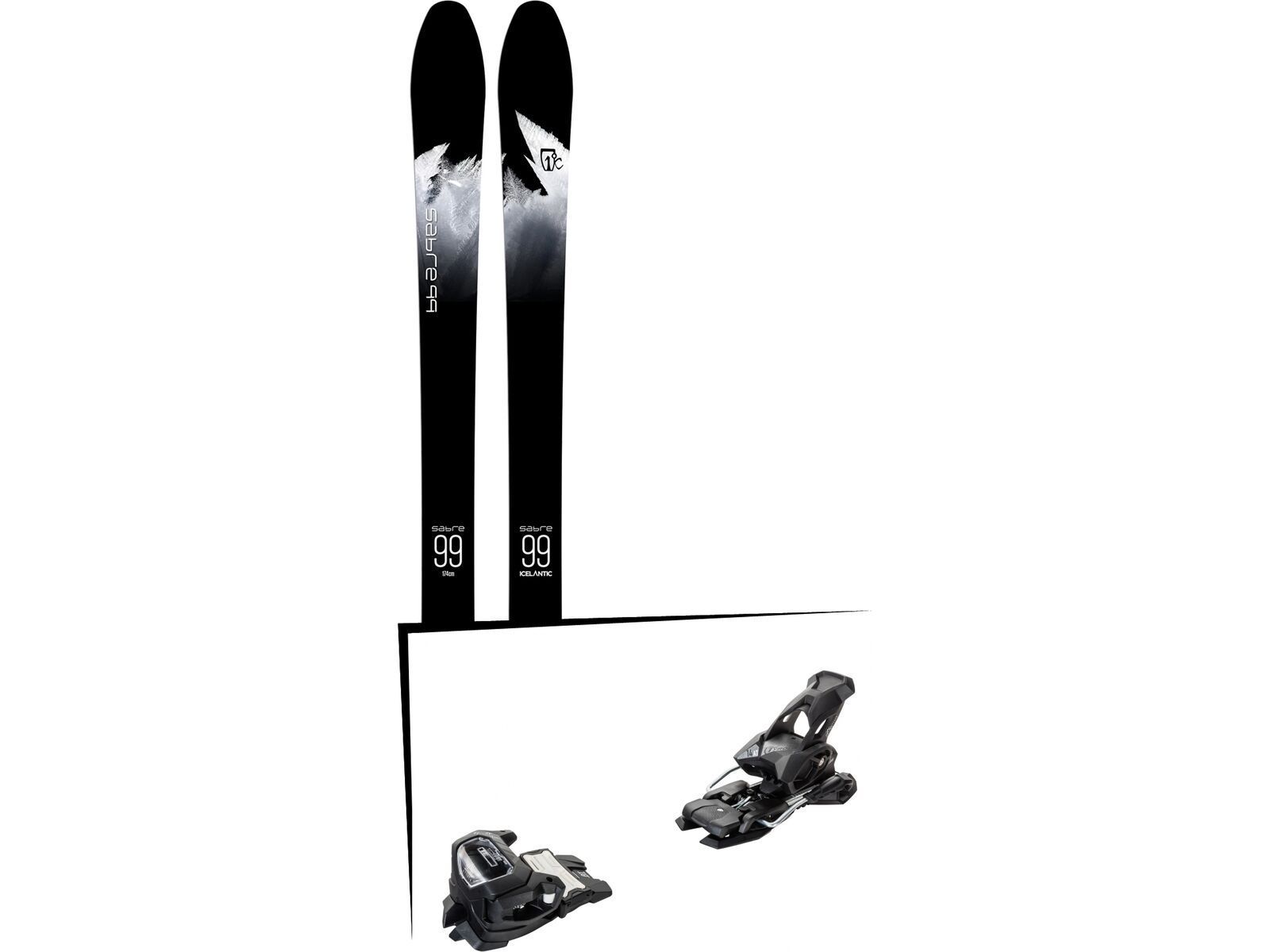 Set: Icelantic Sabre 99 2018 + Tyrolia Attack² 14 AT solid black | Bild 1