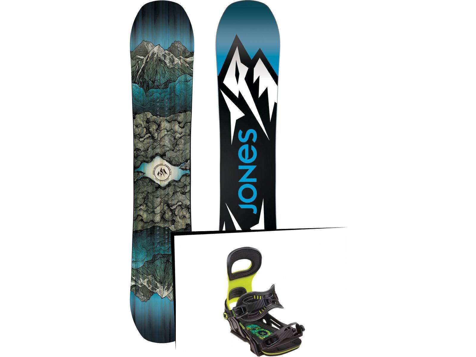 Set: Jones Mountain Twin 2019 + Bent Metal Transfer green | Bild 1