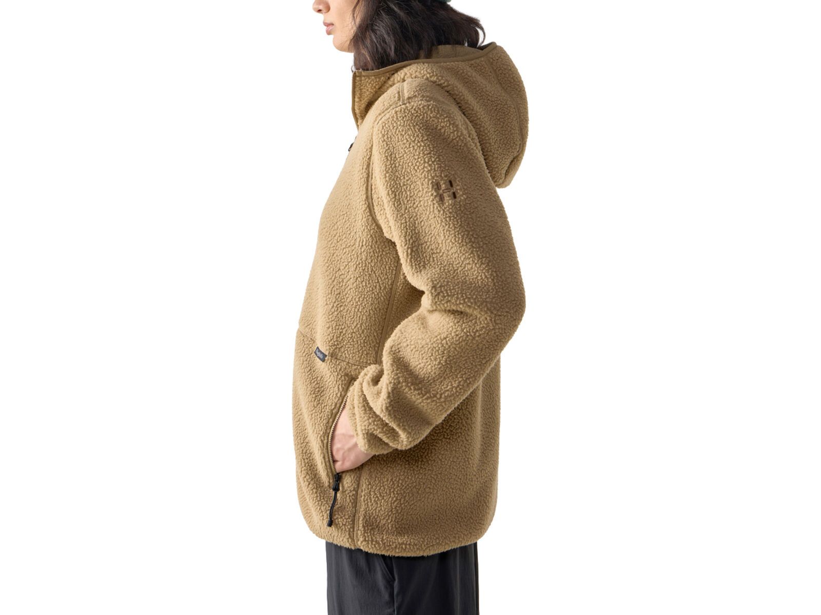 Haglöfs Funäs Pile Hood Women, oak brown | Bild 4