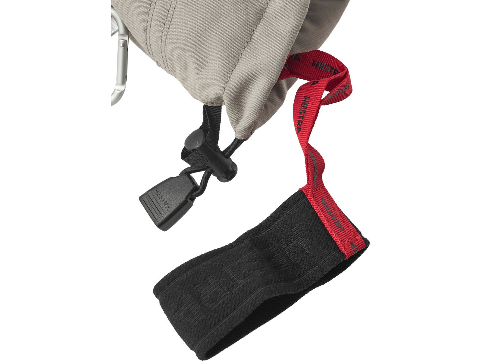 Hestra Army Leather Heli Ski 5 Finger, khaki | Bild 6