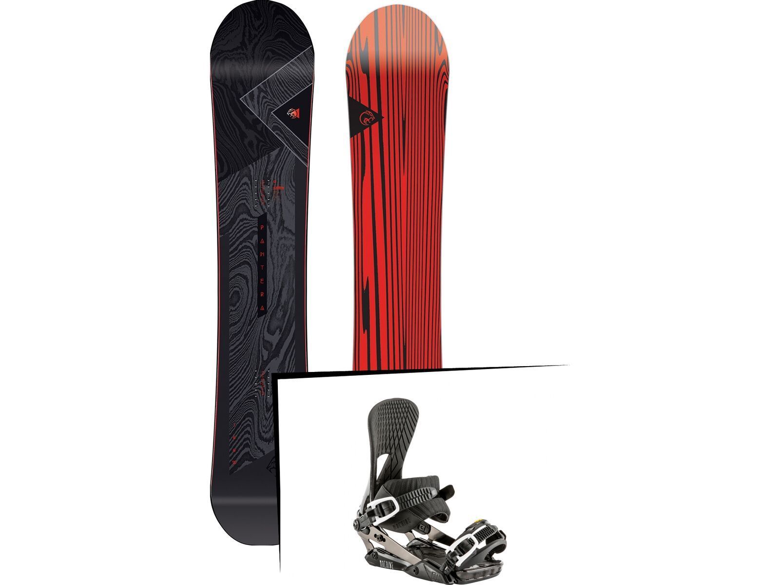 Set: Nitro Pantera Wide 2019 + Nitro Machine dark night | Bild 1