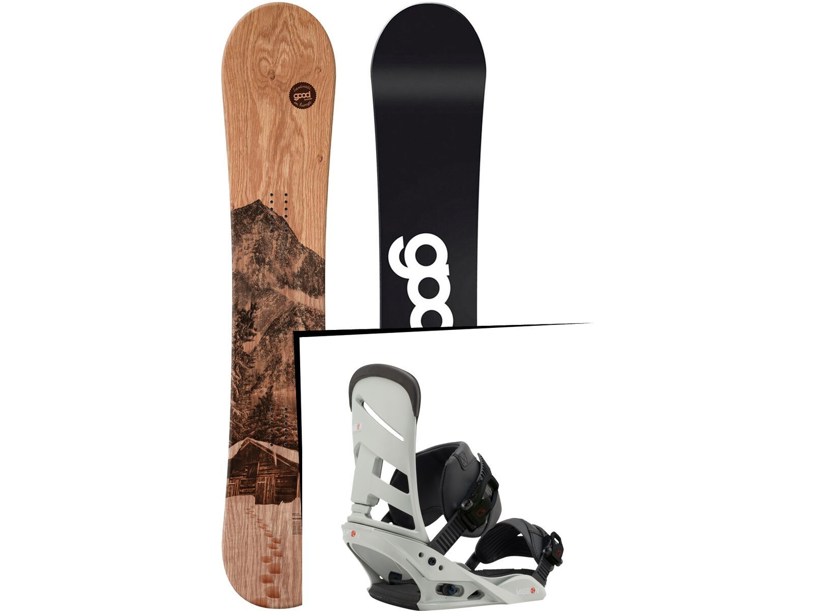 Set: goodboards Wooden 2017 + Burton Mission (1712876S) | Bild 1