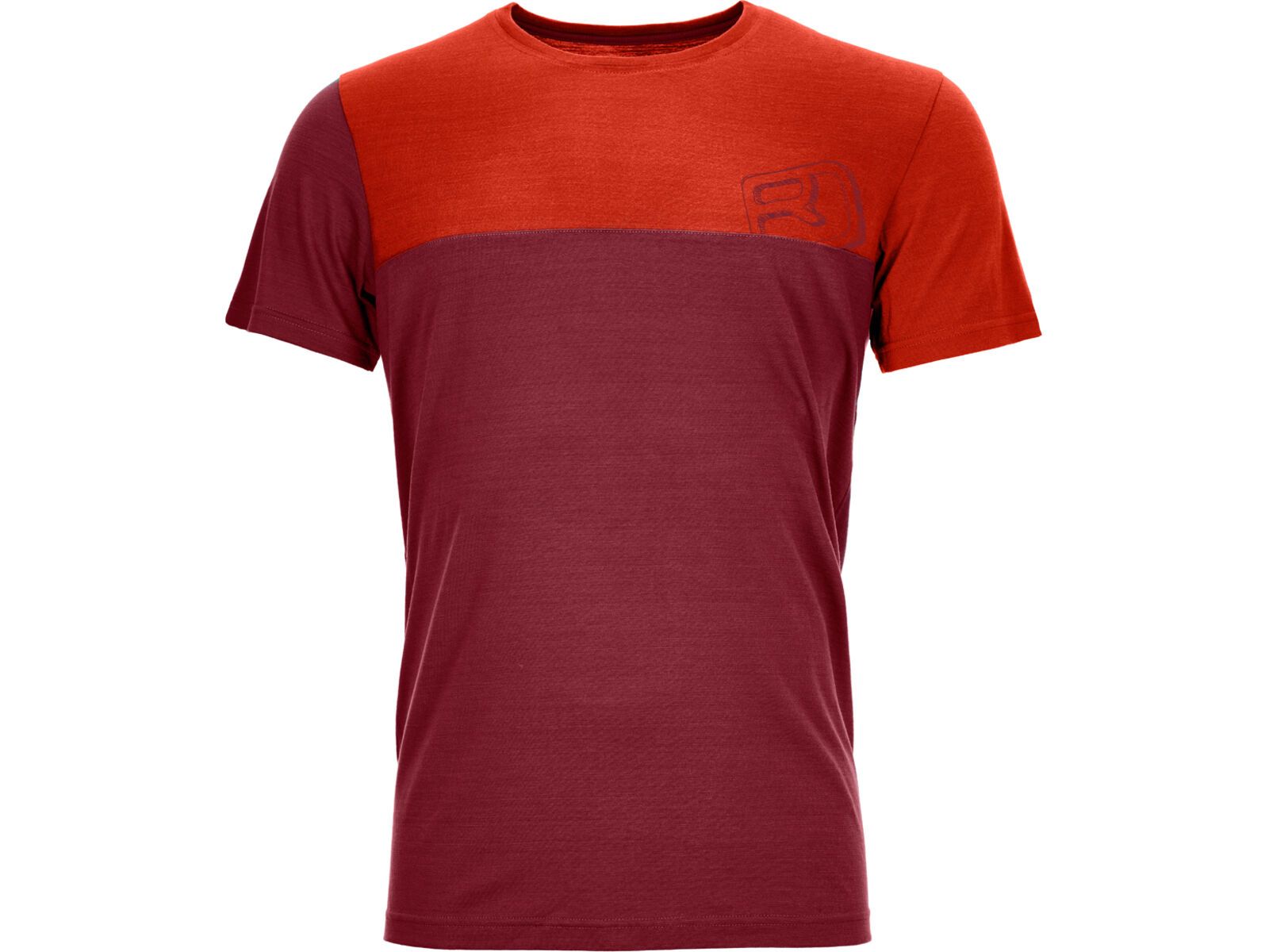 Logo Ortovox blood T-Shirt, dark Cool 150