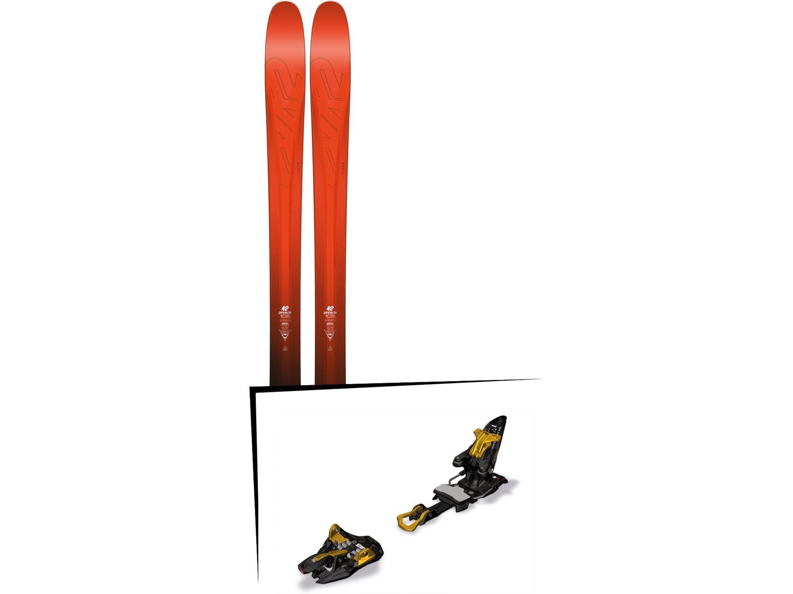 Set: K2 SKI Pinnacle 105 2017 + Marker Kingpin 10 (1289300) | Bild 1