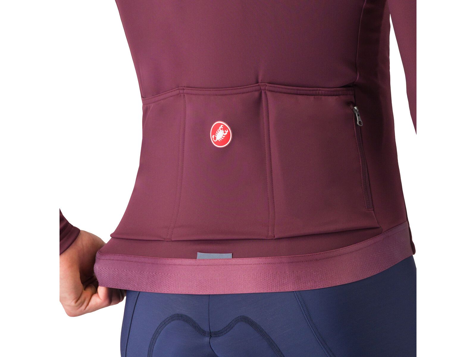 Castelli Espresso Thermal Jersey, deep bordeaux | Bild 5