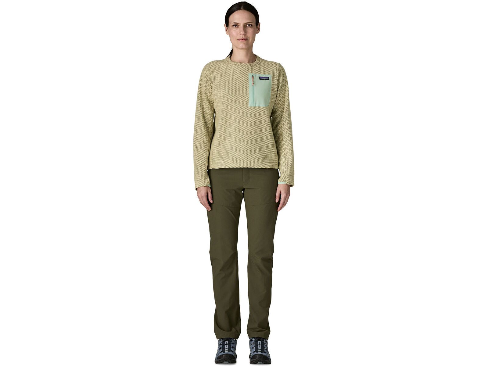 Patagonia Women's R1 Air Crew, weathered stone | Bild 5
