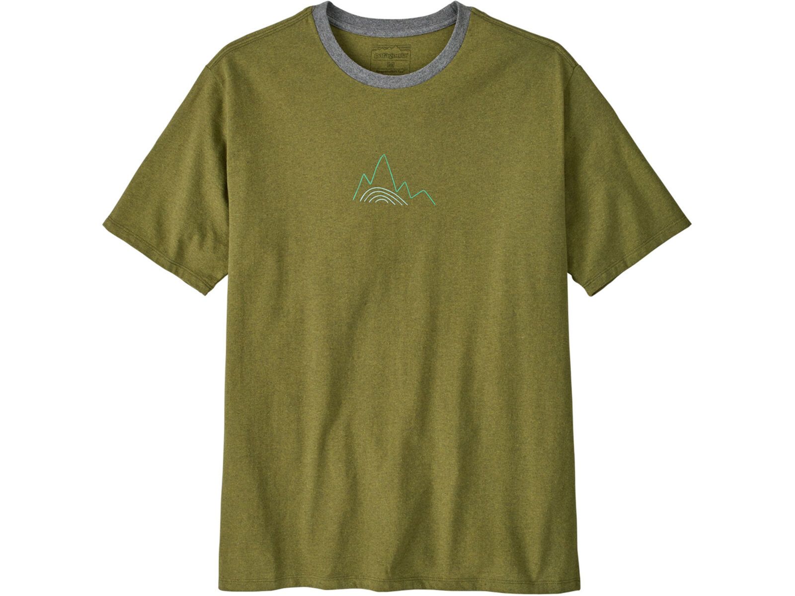 Patagonia Men's Berm Logo Responsibili-Tee, graze green | Bild 1