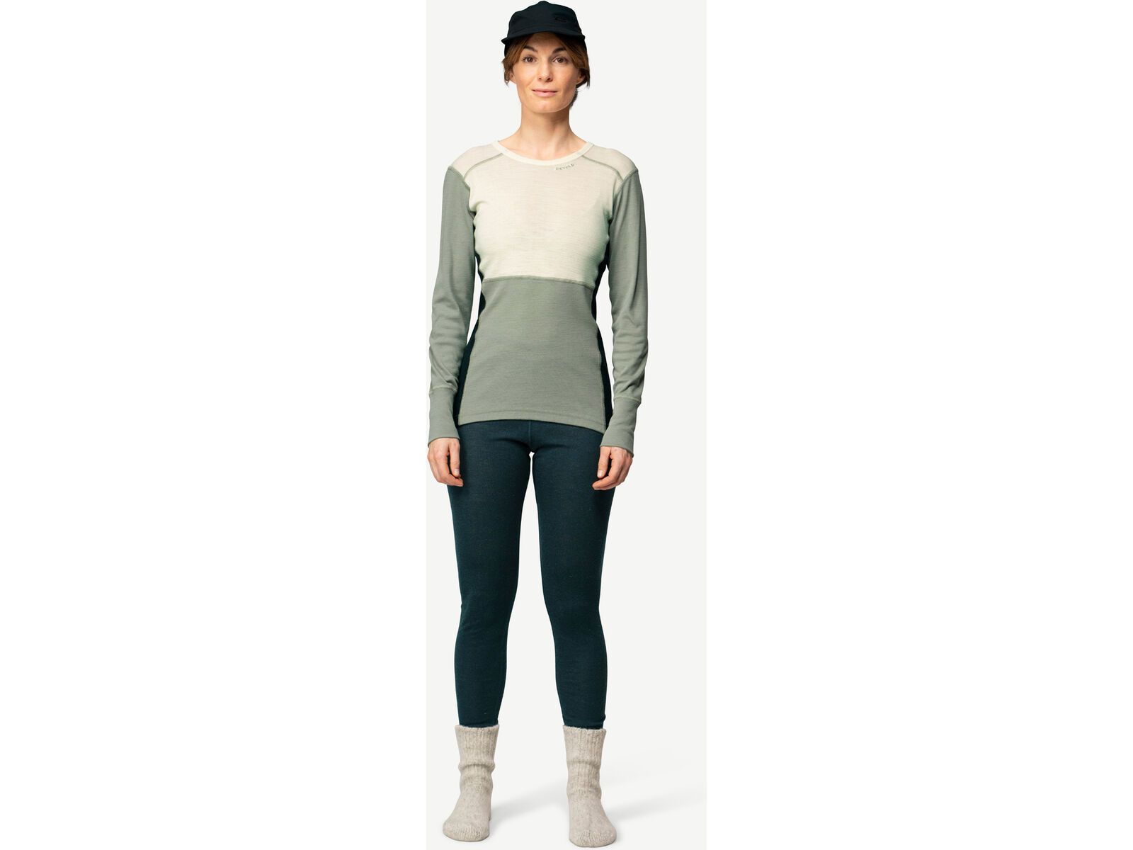 Devold Lauparen Merino 190 Shirt Wmn, raw white/fog/ink | Bild 1