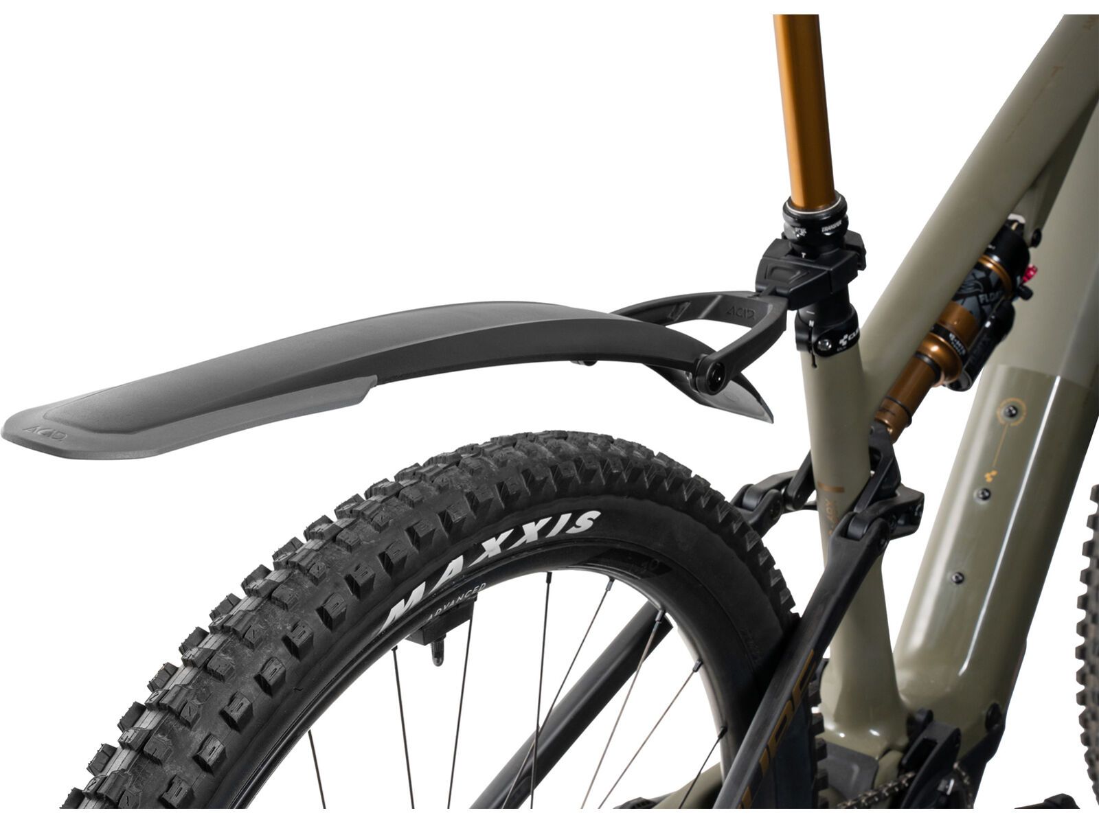 Cube Acid Steckschutzblech Vane Pro 27.5-29 Zoll Click hinten, black´n´grey | Bild 5