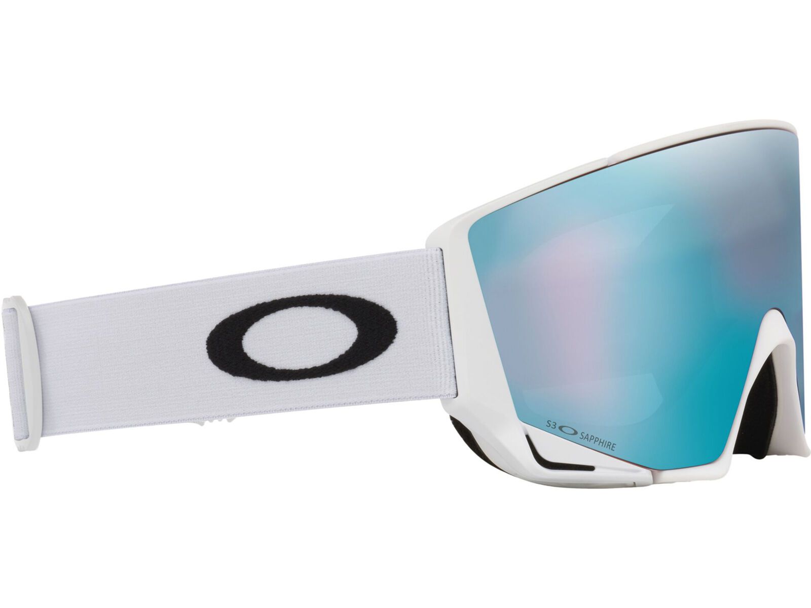 Oakley Flow Scape L, Prizm Snow Sapphire Iridium & Iced / matte white | Bild 12