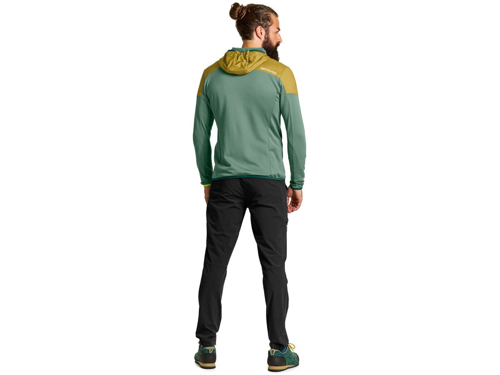 Ortovox Merino Fleece Light Grid Ladiz Hybrid Jacket M, arctic grey | Bild 3
