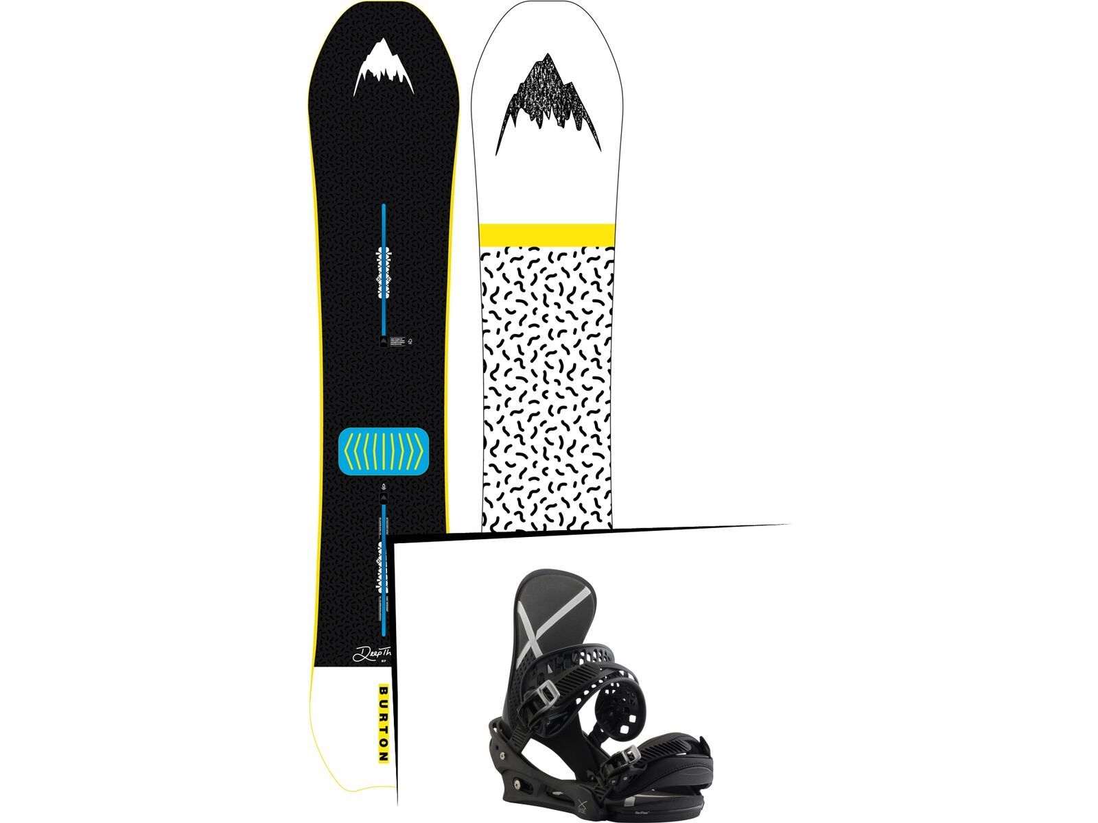 Set: Burton Deep Thinker 2019 +  X-Base (1931142S) | Bild 1