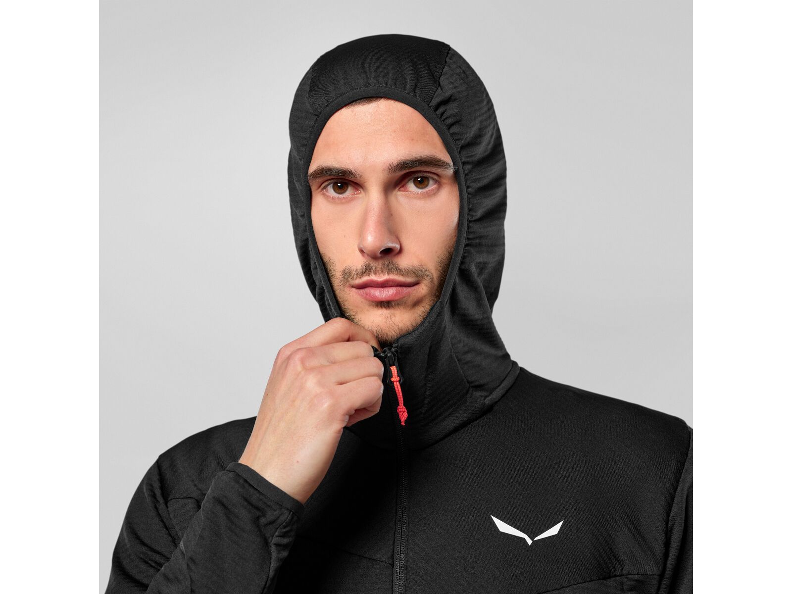 Salewa Puez Altavia Polarlite Kapuzenjacke Herren, black out | Bild 6