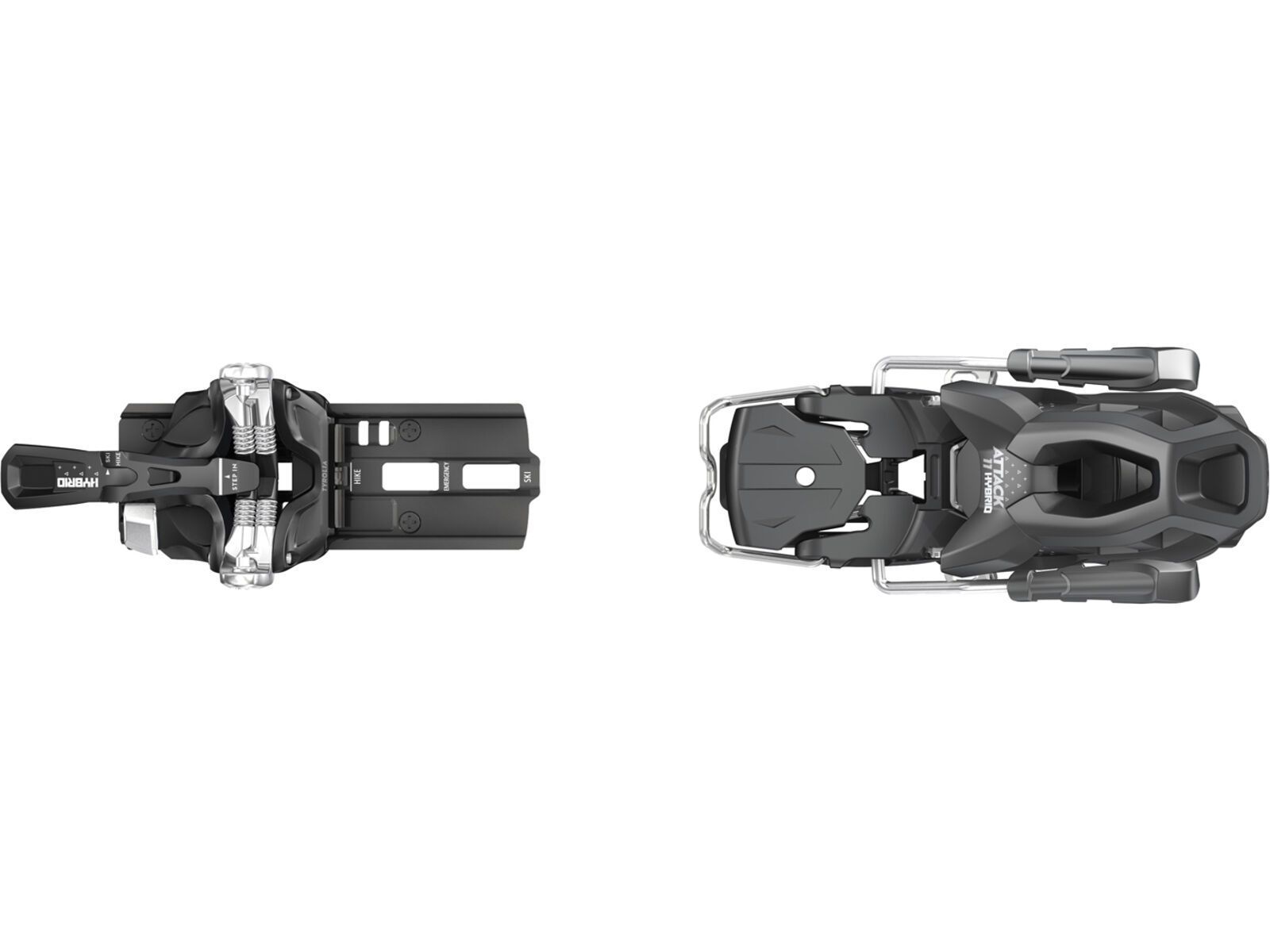 Tyrolia Attack Hybrid 11 MN/PT - 95 mm [O], solid black/silver | Bild 4