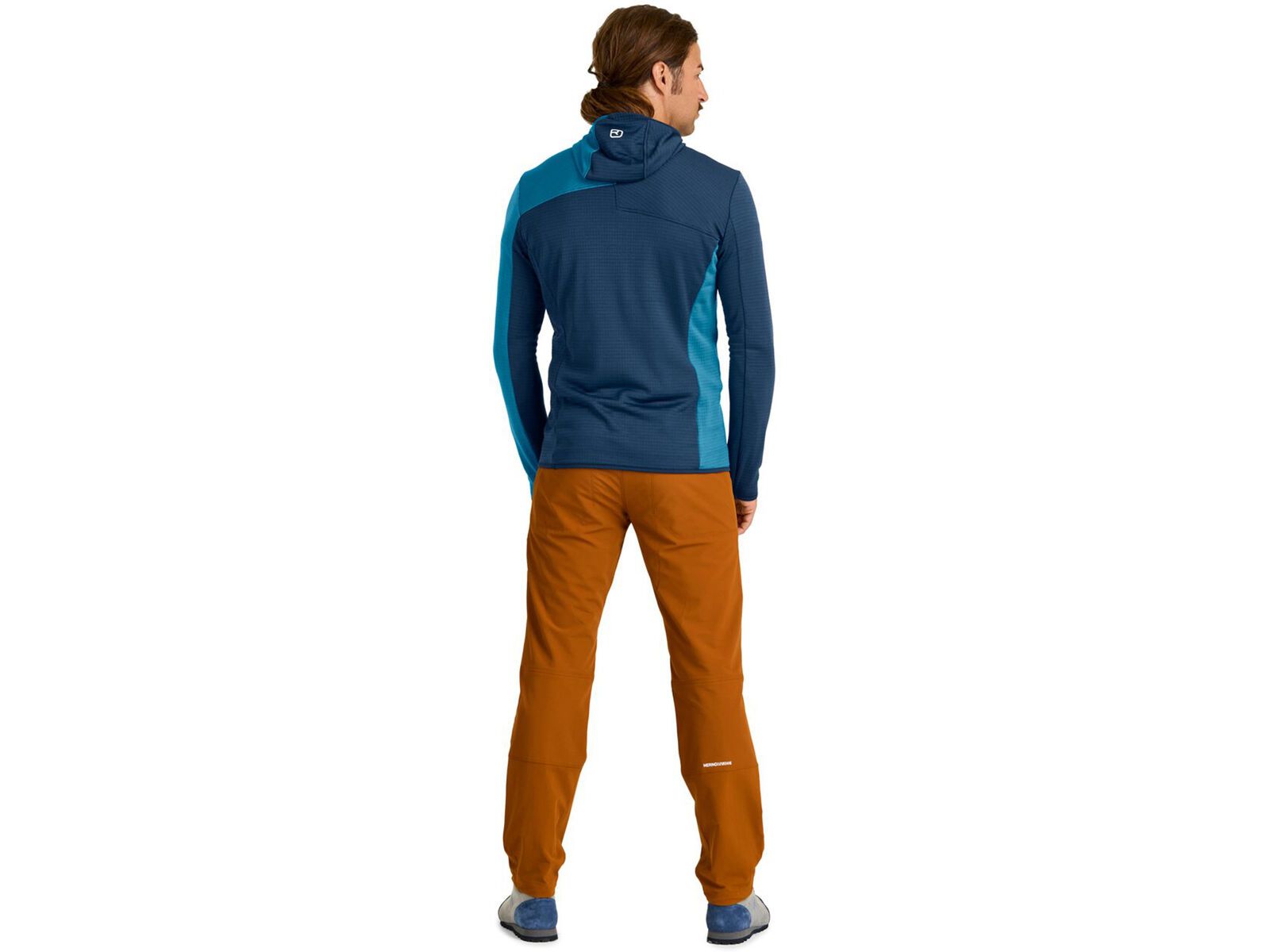 Ortovox Merino Fleece Light Grid ZN Hoody M, deep ocean | Bild 4