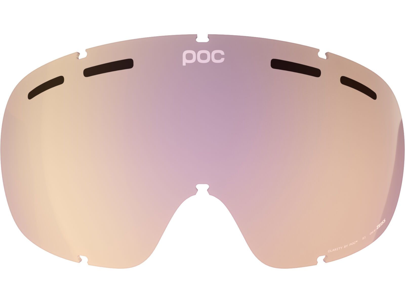 POC Fovea Mid/Fovea Mid Race Lens, Clarity Int./Cloudy Coral | Bild 1