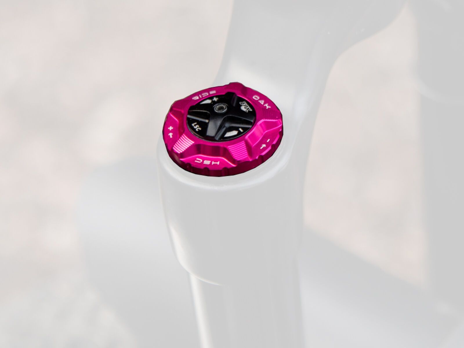 OAK Components Forkcap HSC für Fox 34, 36, 38, 40, pink | Bild 1