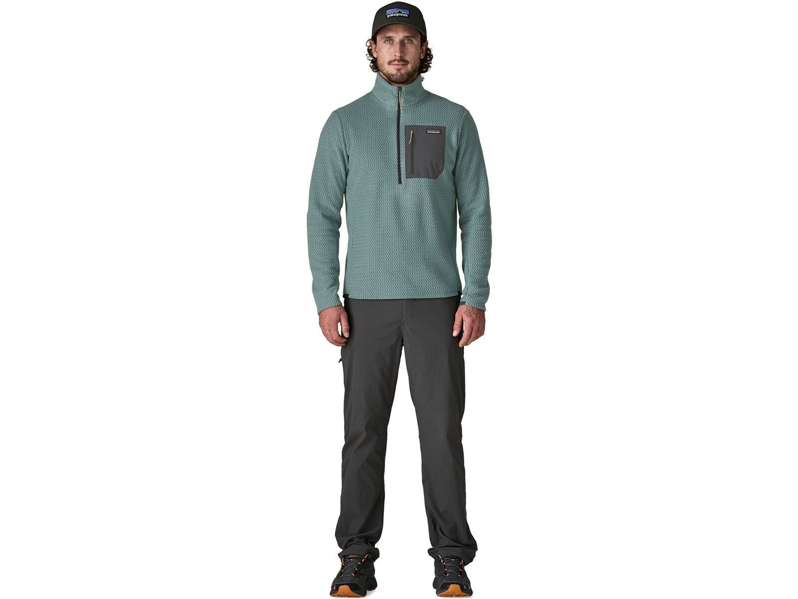 Patagonia Men's R1 Air Zip Neck, blue sage | Bild 5