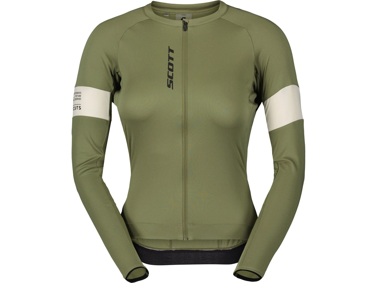 Scott Endurance Pro Long-Sleeve Women's Jersey, hay green/cotton white | Bild 1