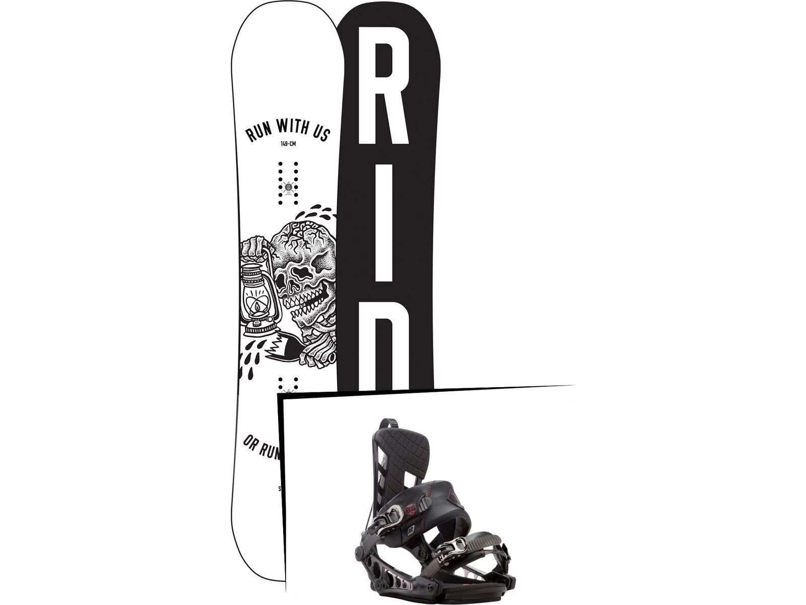 Set: Ride Burnout 2017 + K2 Cinch CTS (1728762S) | Bild 1