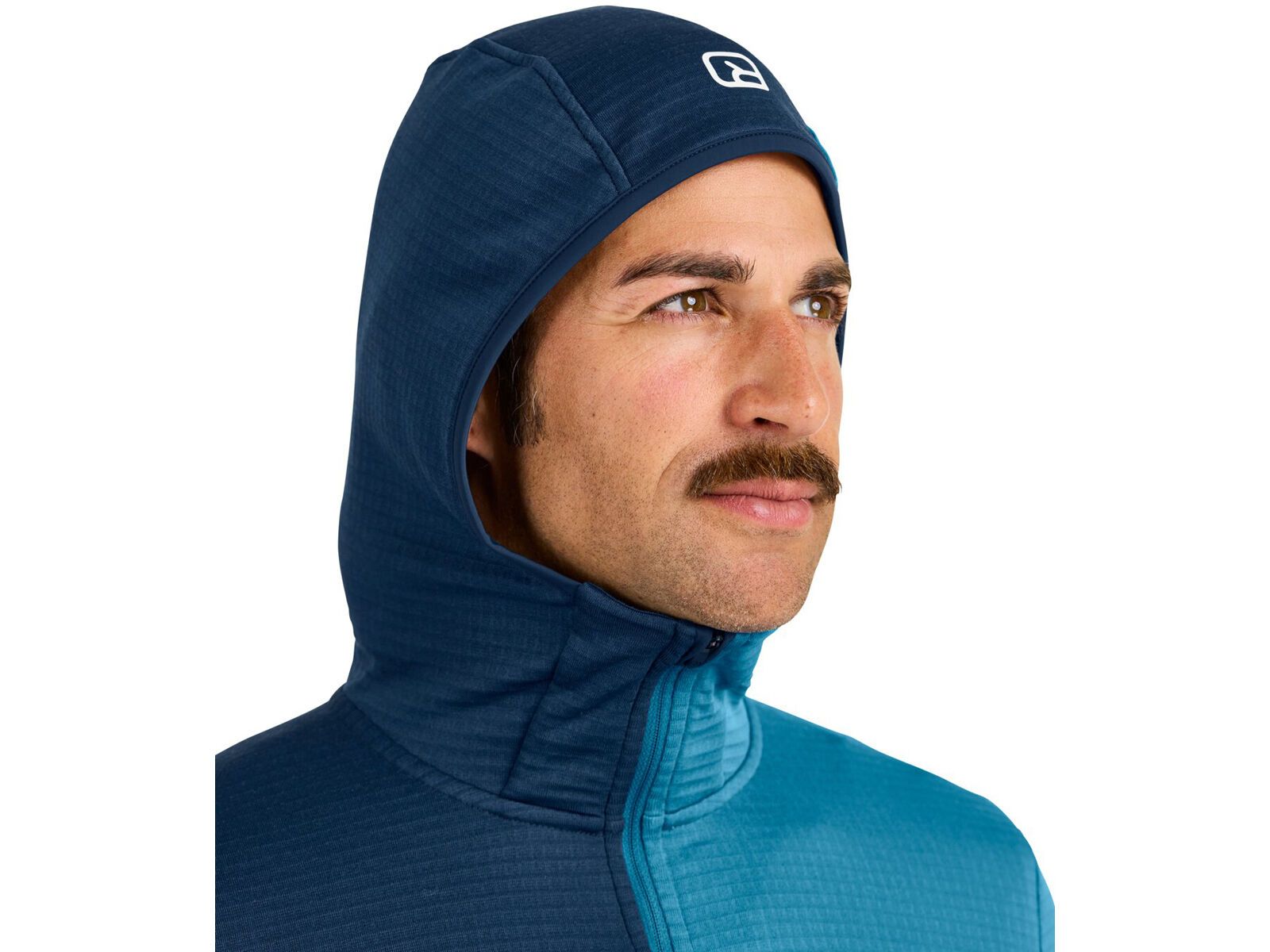 Ortovox Merino Fleece Light Grid ZN Hoody M, deep ocean | Bild 5