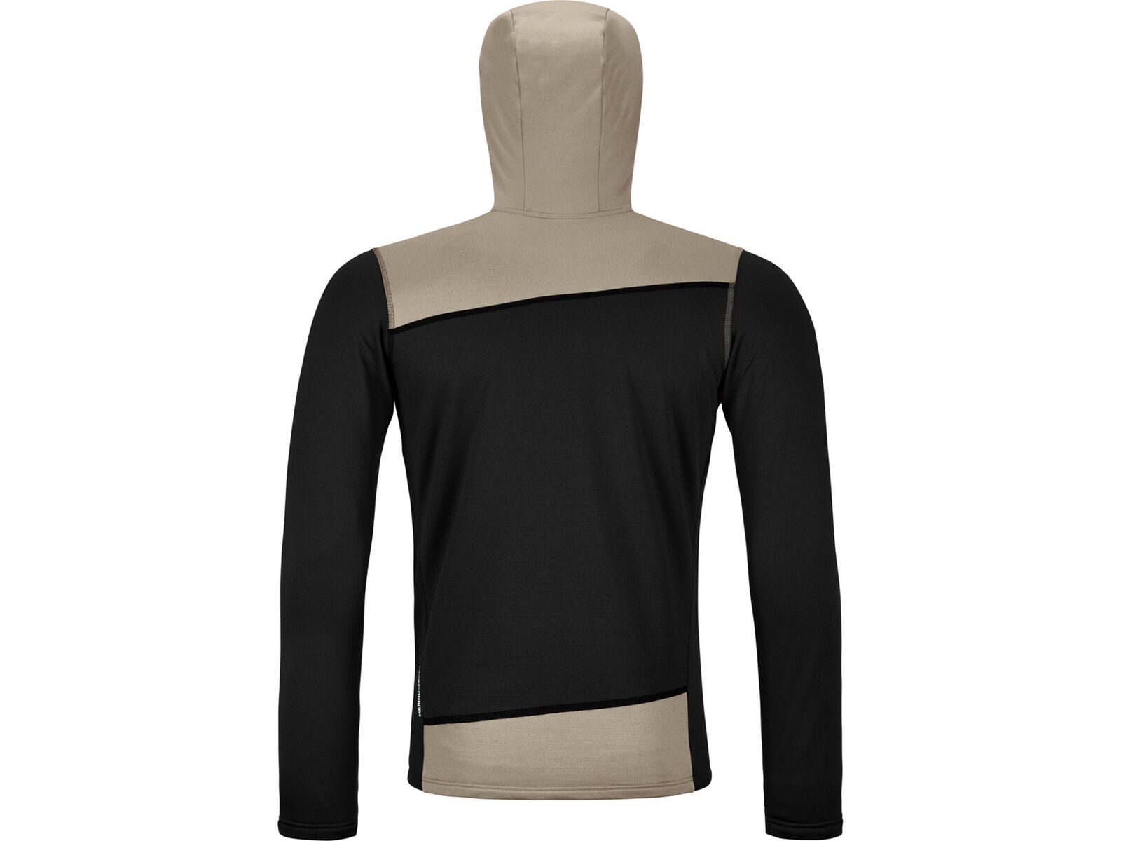 Ortovox Merino Fleece Light Hoody M, black raven | Bild 2