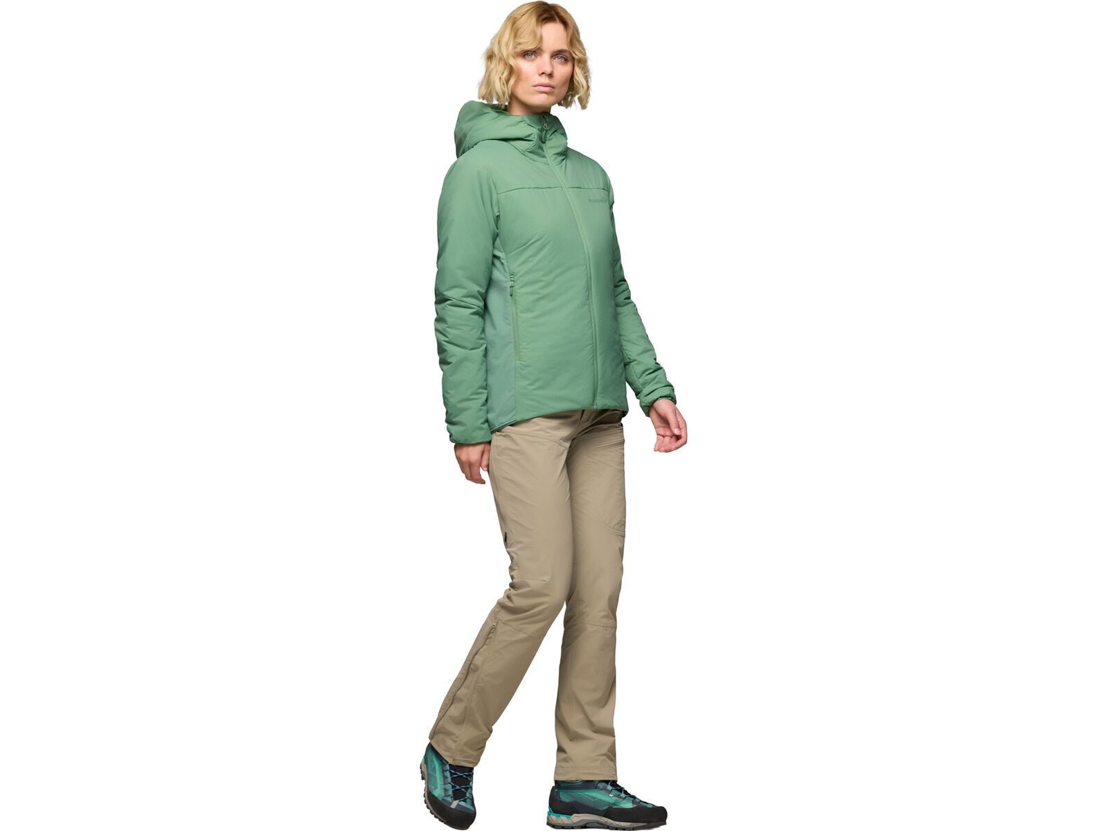 Norrona femund thermo60 Zip Hood W's, dark ivy | Bild 7