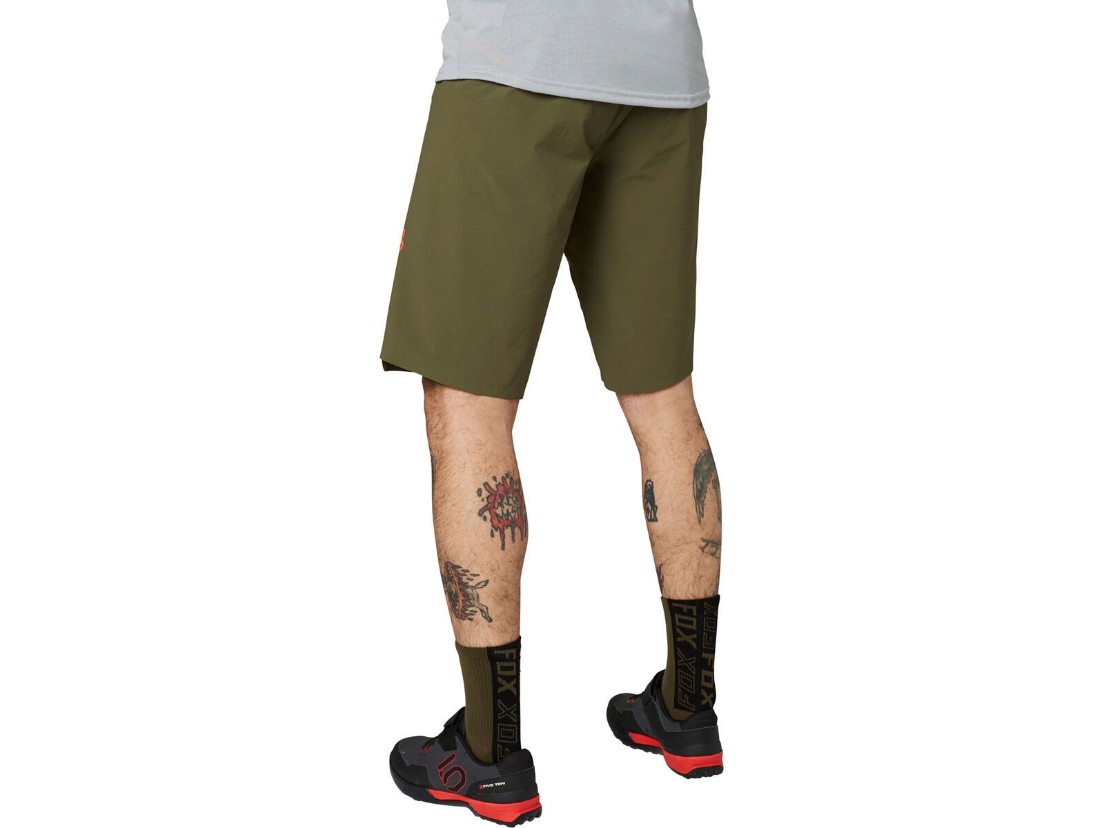 Fox Flexair Short No Liner, olive green | Bild 2