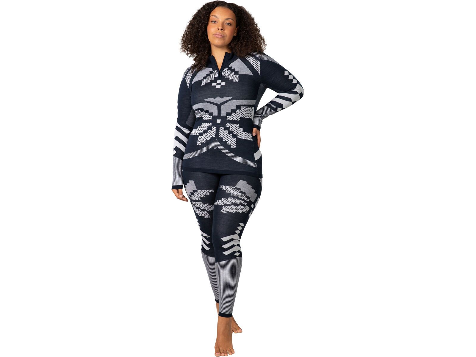 Kari Traa Faith Half Zip Baselayer, dark navy blue | Bild 5