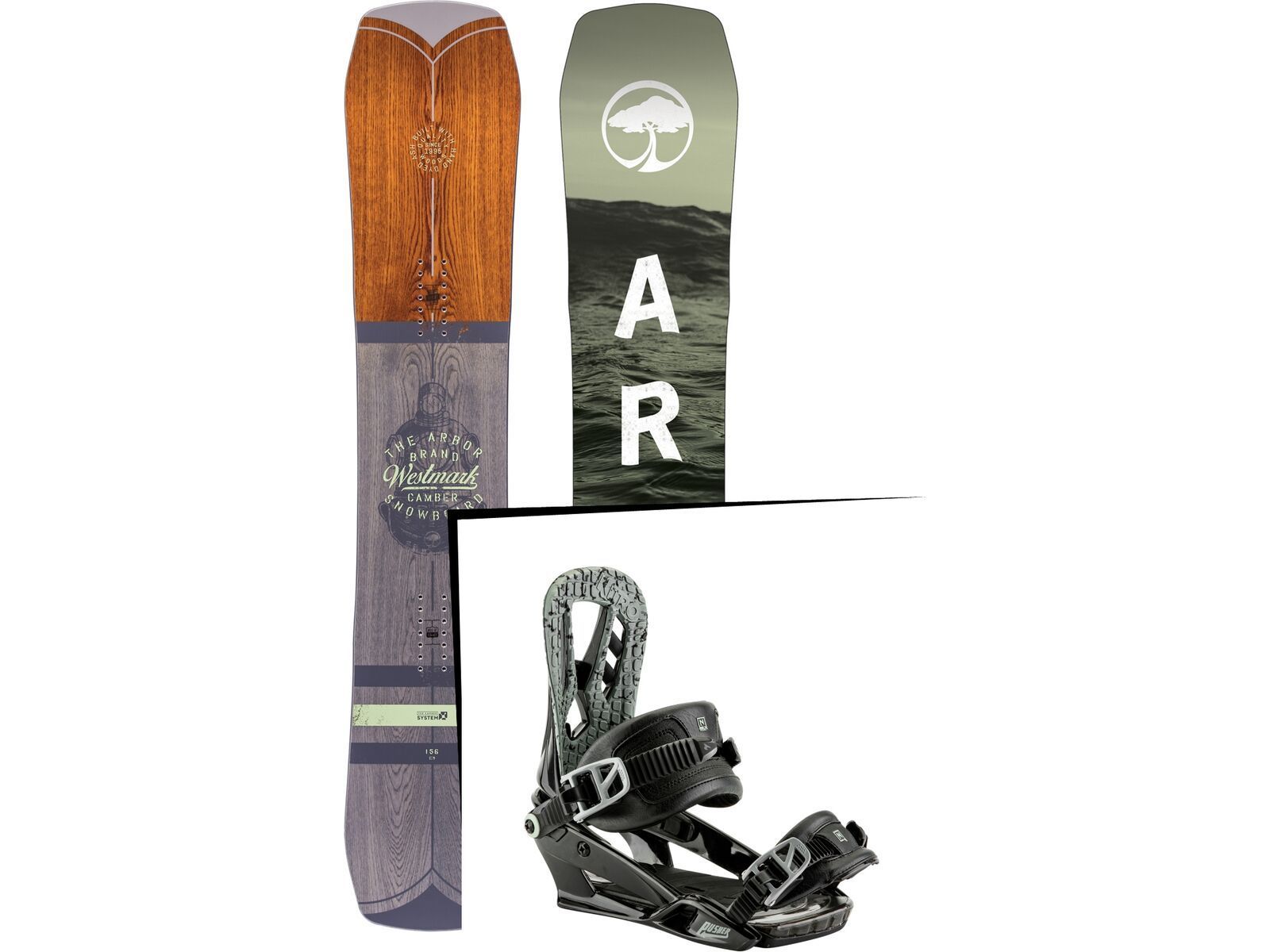 Set: Arbor Westmark Camber 2017 + Nitro Pusher (1691165S) | Bild 1