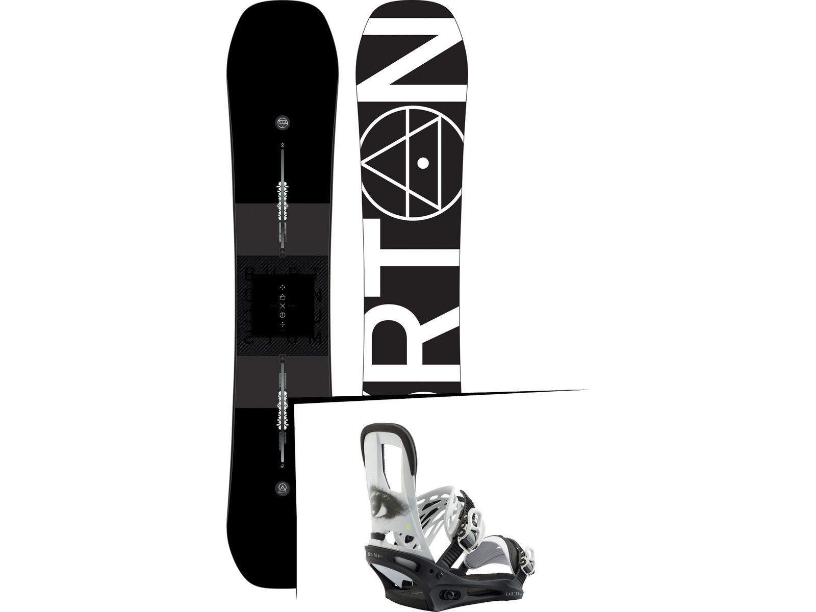 Set: Burton Custom X Flying V 2019 + Cartel (2218384S) | Bild 1