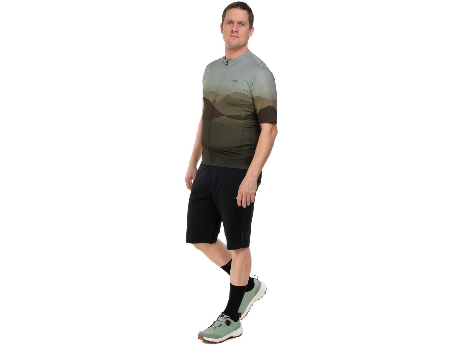 Cube Trikot CMPT Mountain kurzarm, green | Bild 6