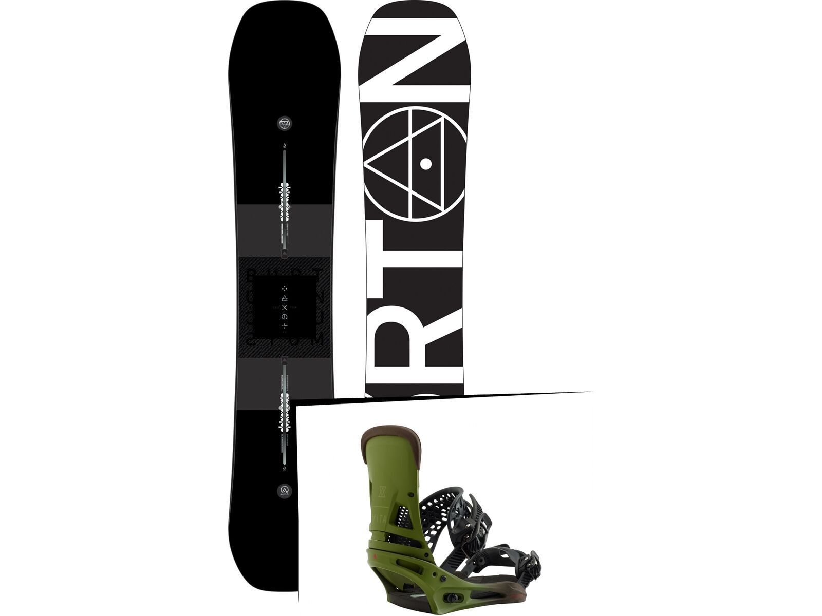 Set: Burton Custom X Flying V 2019 +  Malavita (2218357S) | Bild 1