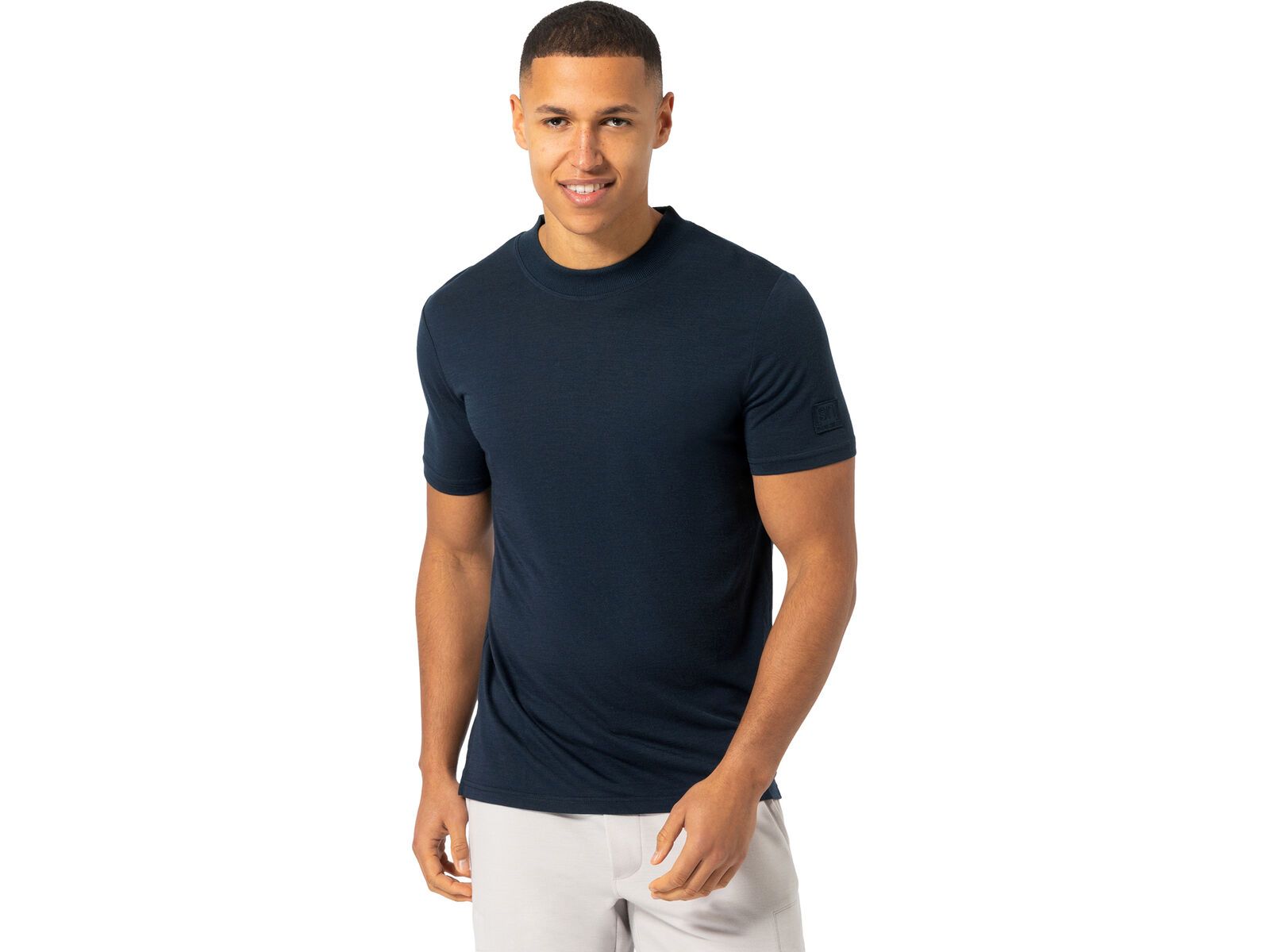 super.natural M Casual Rib Bio J Tee, blueberry | Bild 3