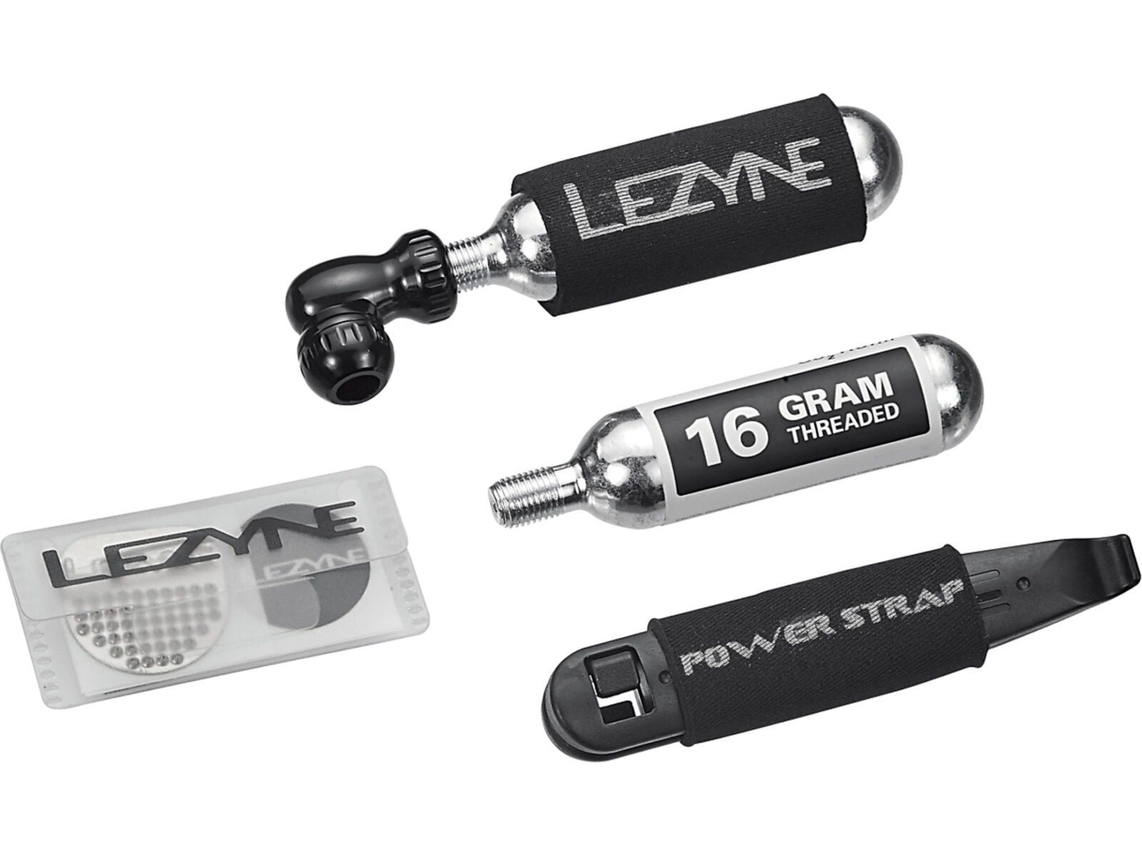 Lezyne Twin Speed Drive CO2 / Repair Kit (2x 16 g), black | Bild 1
