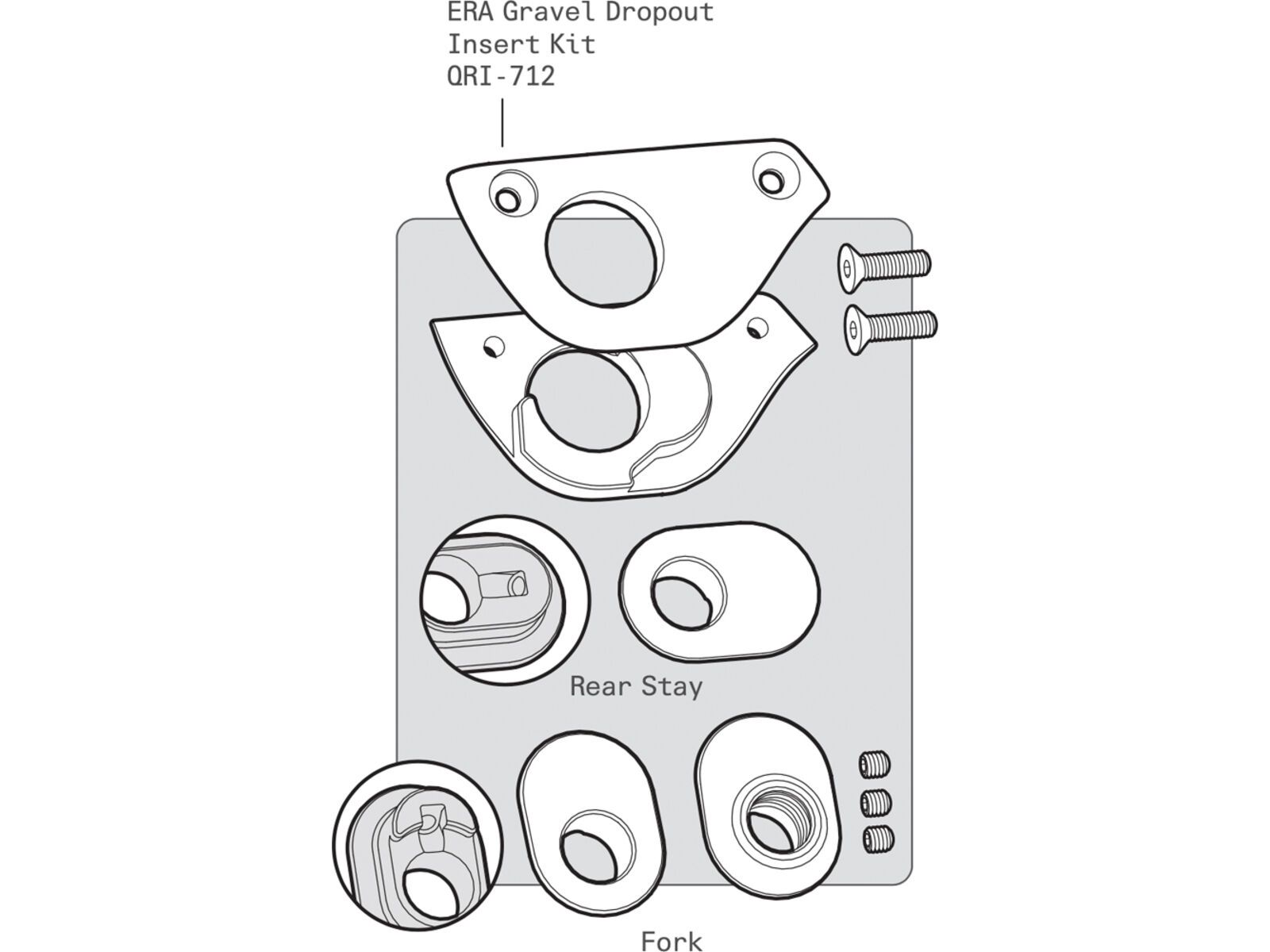 Cervelo ERA Gravel Dropout Insert Kit | Bild 2