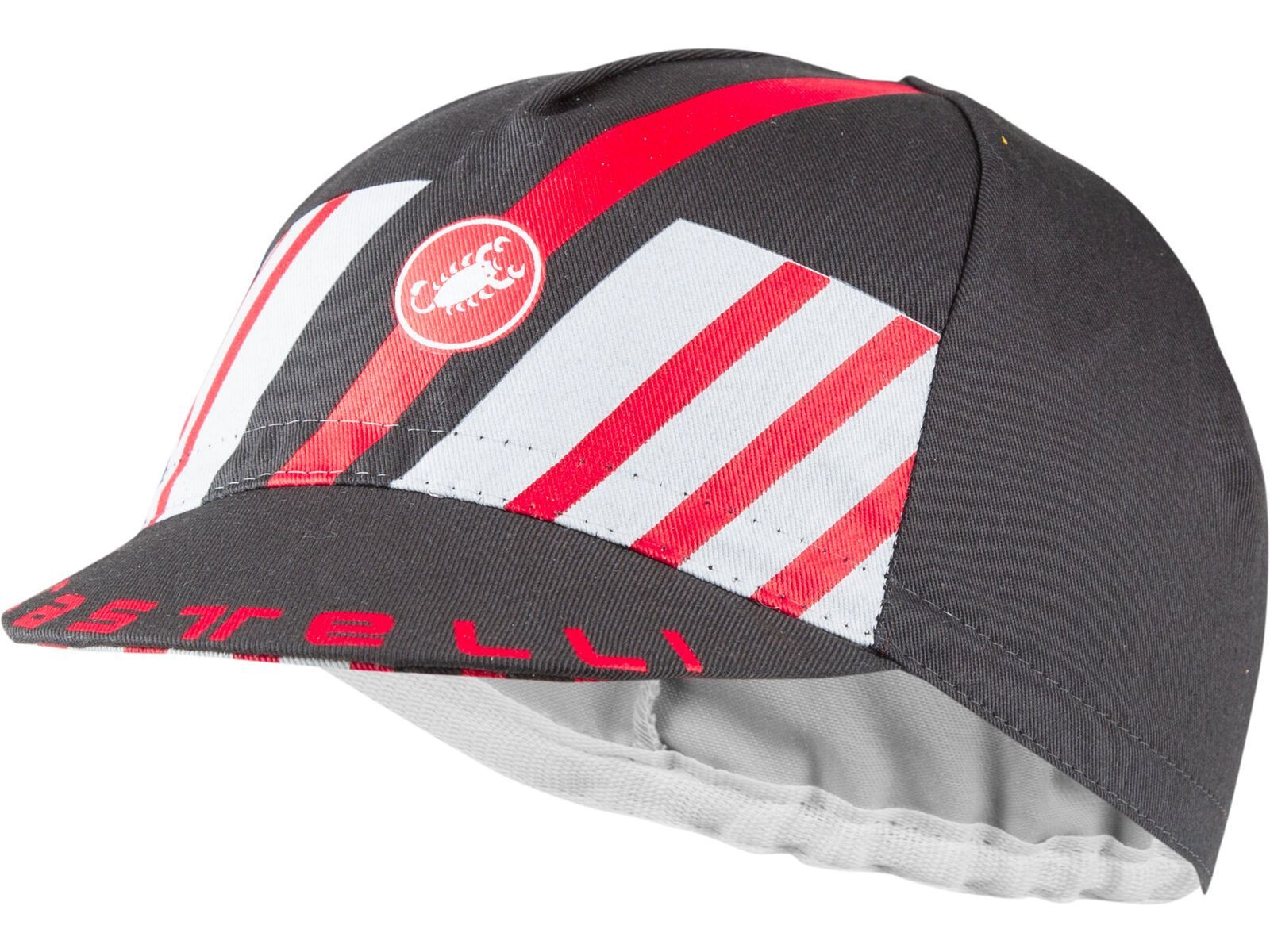 Castelli Hors Categorie Cap, dark gray/silver gray/red | Bild 1