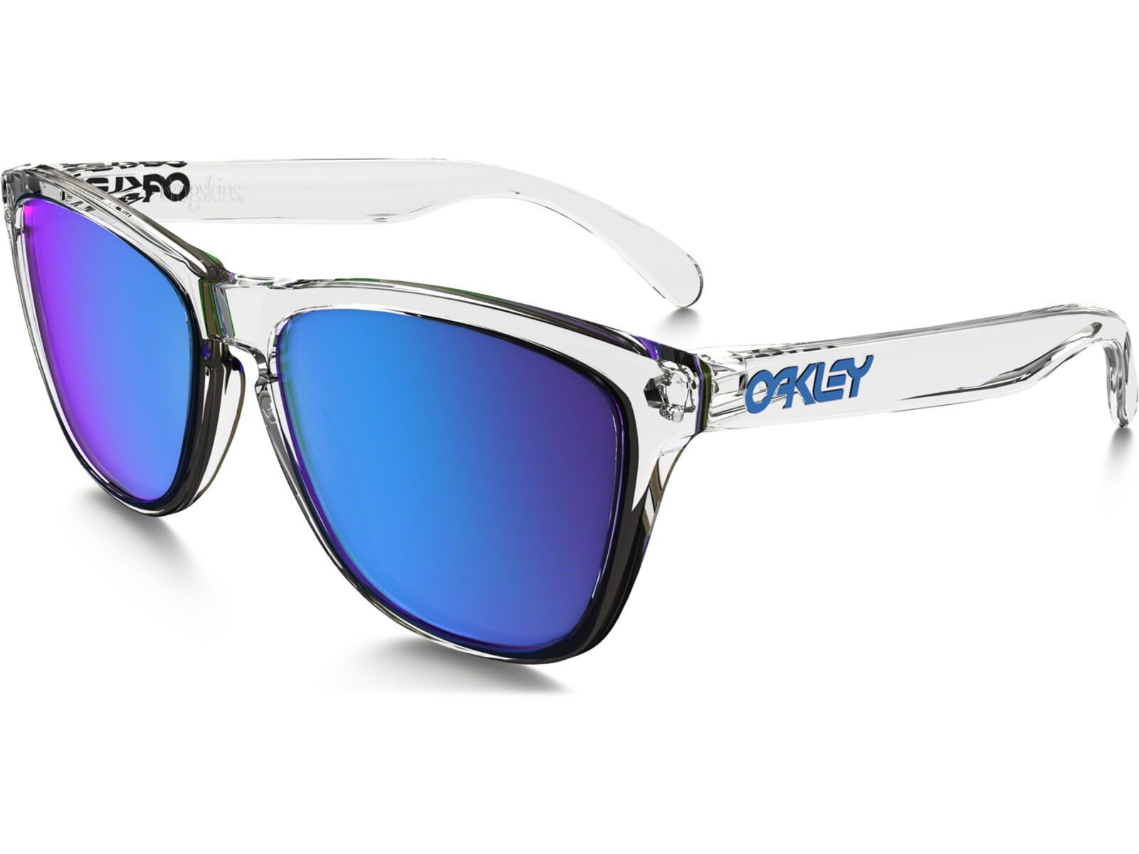 Oakley Frogskins, polished clear/Lens: sapphire iridium | Bild 1