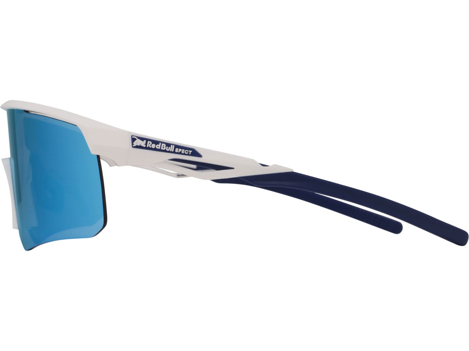Red Bull Spect Eyewear Riddle, Smoke-Blue Mirror / matt white | Bild 5