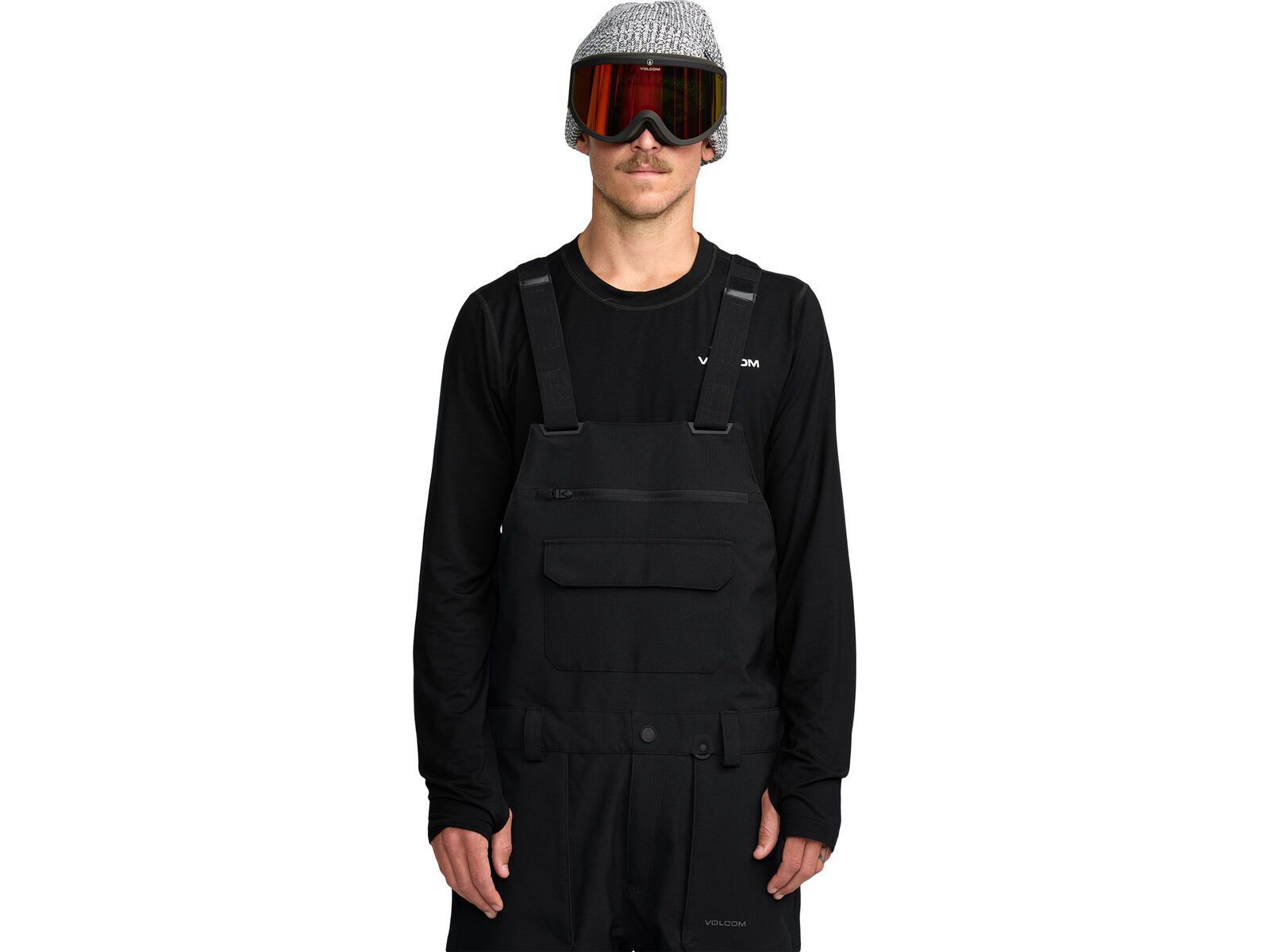 Volcom Roan Bib Overall, black | Bild 4