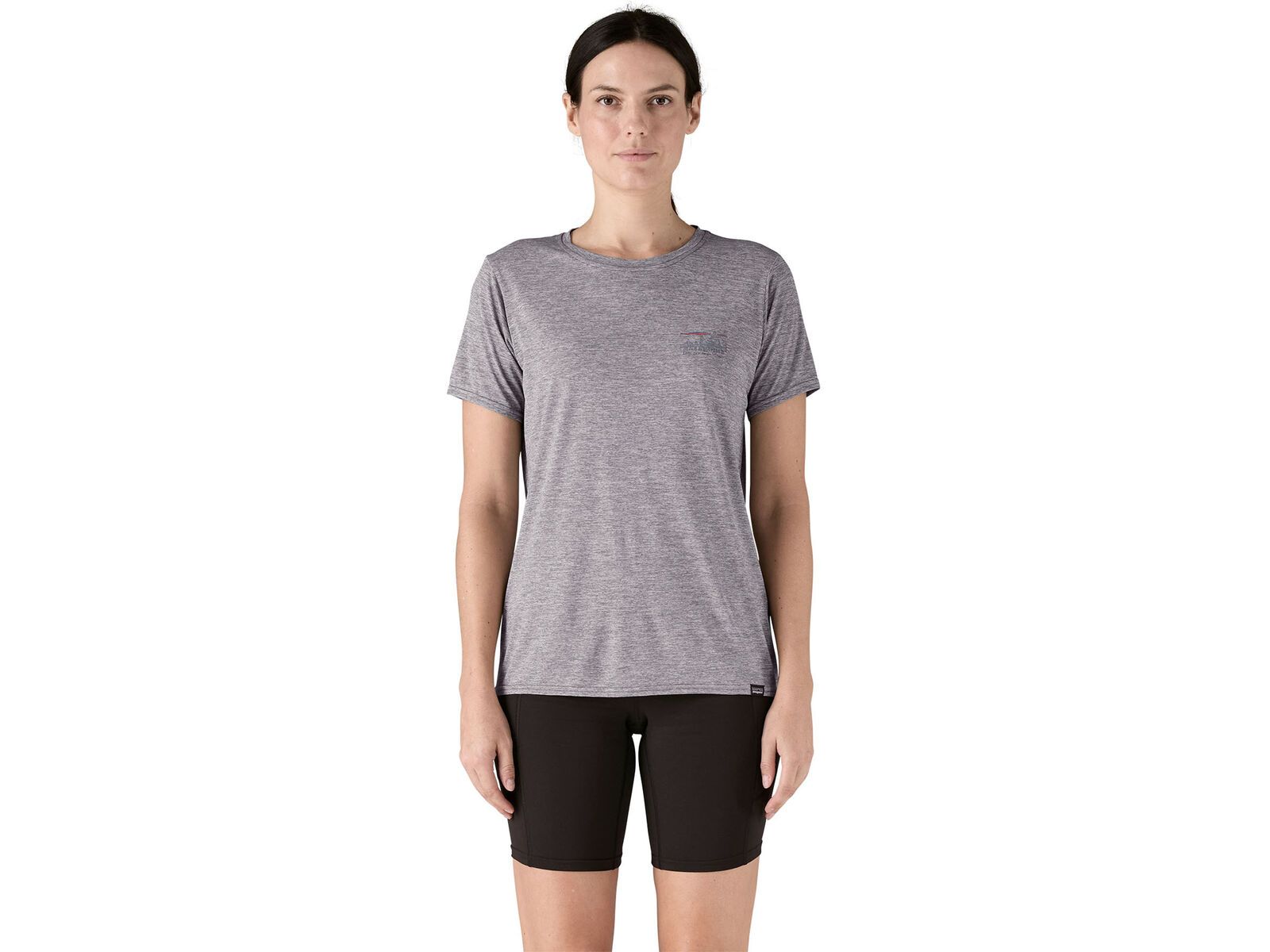Patagonia Women's Capilene Cool Daily Graphic Shirt '73 Skyline, feather grey | Bild 1