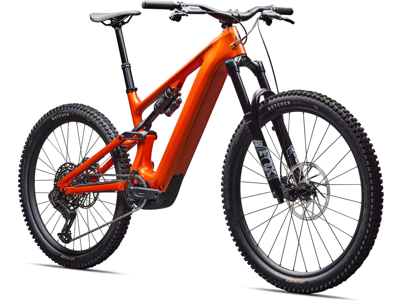 Specialized Turbo Levo 4 Comp, gloss orange tint over silver dust/dark navy | Bild 2
