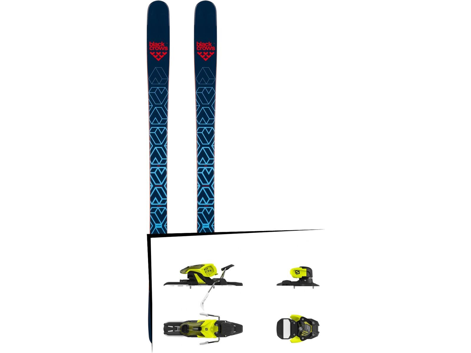 Set: Black Crows Captis 2019 + Salomon Warden 11 yellow/black | Bild 1