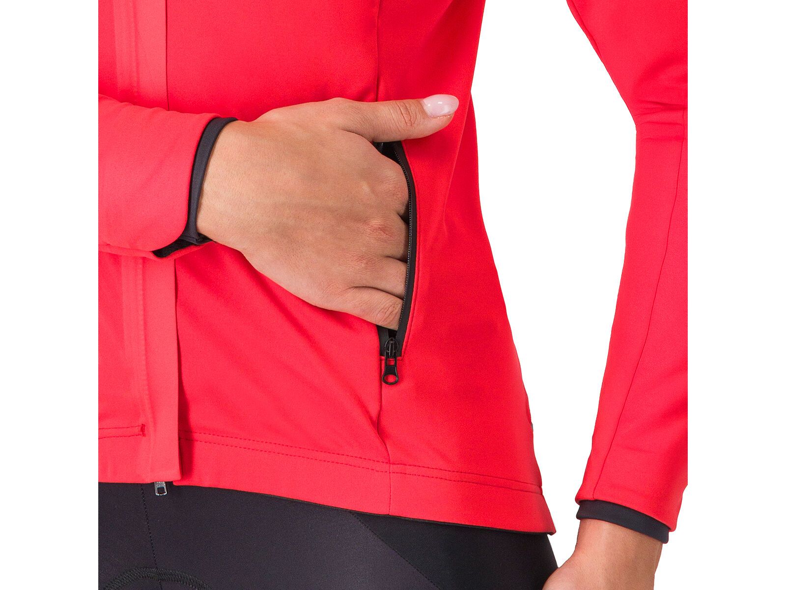 Castelli Alpha 150 W Jacket, hibiscus/black | Bild 6