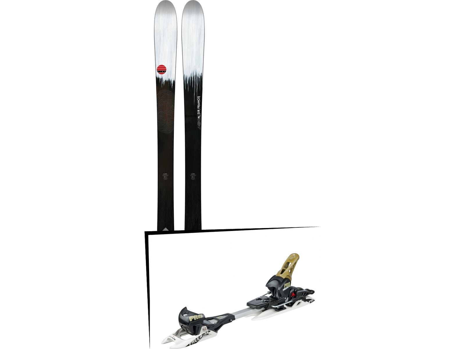 Set: Line Sir Francis Bacon 2018 + Fritschi Diamir Freeride Pro schwarz-olive | Bild 1
