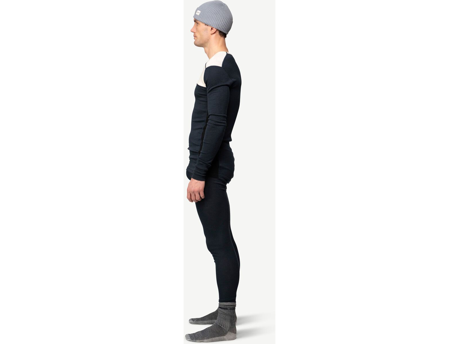 Devold Lauparen Merino 190 Shirt Man, raw white/ink/black | Bild 3